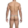 MOB - TRANSPARENT T-SHAPED THONG AQUA SIZE S/M