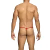 MOB - TRANSPARENT RED T-SHAPED THONG SIZE L/XL