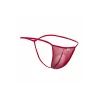 MOB - TRANSPARENT RED T-SHAPED THONG SIZE L/XL
