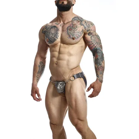 MOB - DNGEON SNAP JOCKSTRAP GRAY ONE SIZE