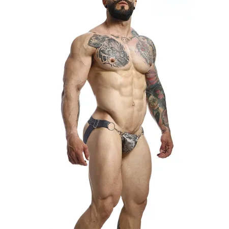 MOB - DNGEON SNAP JOCKSTRAP GRAY ONE SIZE