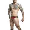 MOB - DNGEON JOCKSTRAP RED COCK RING ONE SIZE