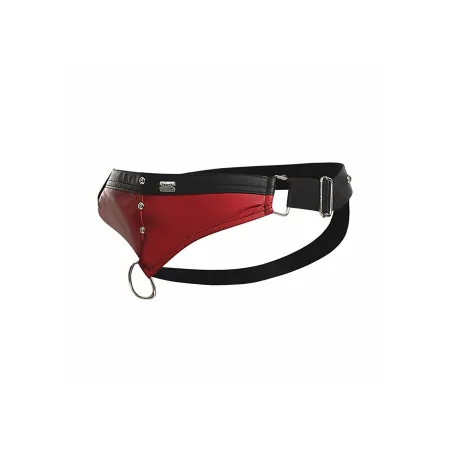 MOB - DNGEON JOCKSTRAP RED COCK RING ONE SIZE