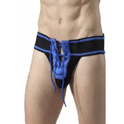 MOB - FETISH JOCKSTRAP FOOTBALL BLUE SIZE L