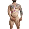 MOB - DNGEON PINK CHAIN HARNESS ONE SIZE Y