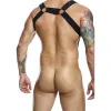 MOB - DNGEON HARNESS WITH STRAIGHT BACK BLACK ONE SIZE