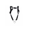 MOB - DNGEON HARNESS WITH STRAIGHT BACK BLACK ONE SIZE