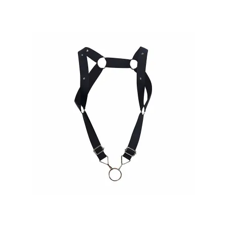 MOB - DNGEON HARNESS WITH STRAIGHT BACK BLACK ONE SIZE