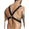MOB - DNGEON CROSSED BLACK CHAIN HARNESS ONE SIZE