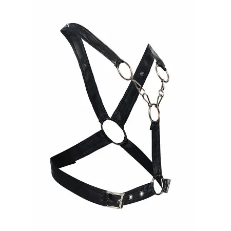 MOB - DNGEON CROSSED BLACK CHAIN HARNESS ONE SIZE