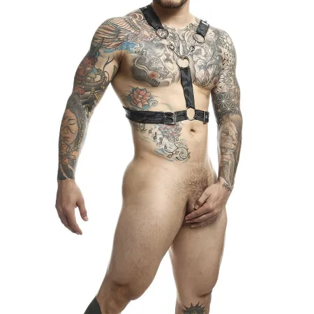 MOB - DNGEON SILVER HARNESS WITH CHAINS ONE SIZE