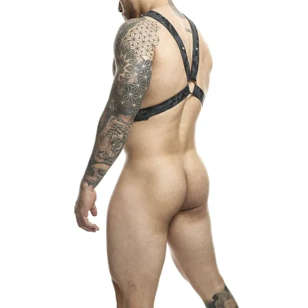 MOB - DNGEON SILVER HARNESS WITH CHAINS ONE SIZE