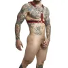 MOB - DNGEON RED HARNESS WITH CHAINS ONE SIZE