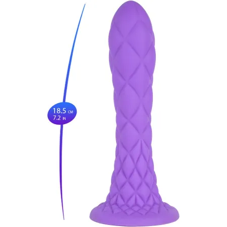 SILEXD - DREAMY DILDO FANTASY LIQUID SILICONE THERMOREACTIVE VIOLET 18.5 CM