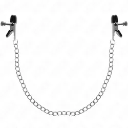 KINK - FLAT CHAIN NIPPLE CLAMPS SILVER 34 CM