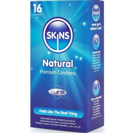 SKINS - NATURAL PREMIUM CONDOMS PACK 16