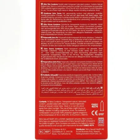 SKINS - ULTRA THIN PREMIUM CONDOMS PACK 16