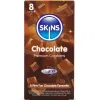 SKINS - CHOCOLATE PREMIUM CONDOMS PACK 8