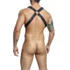 MOB - DNGEON BLACK CROSSED PENIS HARNESS ONE SIZE