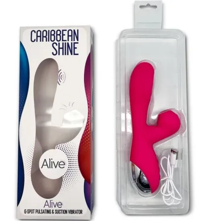 ALIVE - CARIBBEAN SHINE VIBRATOR & STIMULATING WAVES FUCHSIA