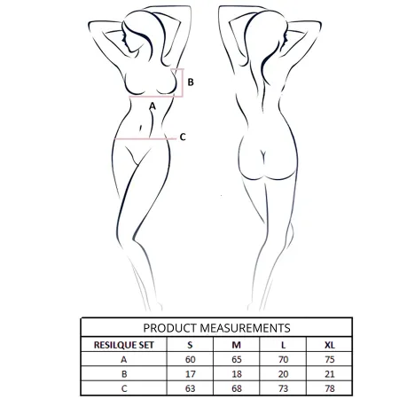 PASSION - RESILQUE BRA + THONG SET TOMATO RED S/M