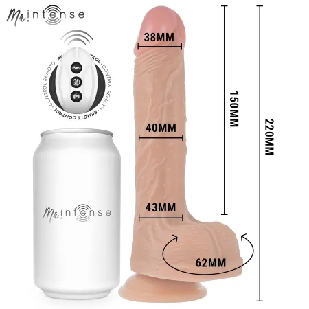MR INTENSE - BALDWIN REALISTIC PENIS REMOTE CONTROL 22 CM -O- 4 CM