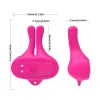 ARMONY - RABBIT SHAPE VIBRATION MAGNETIC NIPPLE CLAMPS PINK