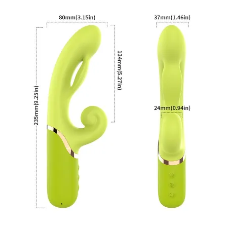 ARMONY - INFLABE POINT A TO STIMULATOR VIBRATOR GREEN