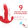 ARMONY - ANAL VIBRATOR PANTY C AND G-SPOT STIMULATOR REMOTE CONTROL RED