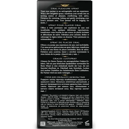 SHUNGA - WAVES PLEASURE SPRAY ORAL SEDUCTIVE WATERMELON 20 ML