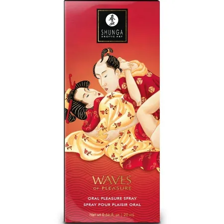 SHUNGA - WAVES PLEASURE SPRAY ORAL SEDUCTIVE STRAWBERRY 20 ML