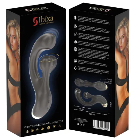 IBIZA - VIBRATING & ROTATING STIMULATOR