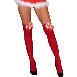LIVCO CORSETTI FASHION - CILLA LC 17147 RED CHRISTMAS STOCKINGS S/L