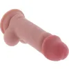 GET REAL - DELUXE REALISTIC PENIS WITH TESTICLES EXTRA THICK 17 CM