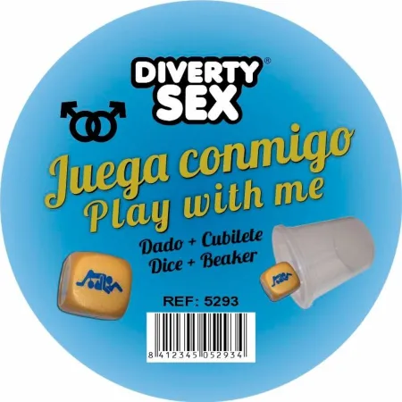 DIABLO PICANTE - GOLDEN HARD DICE WITH MEN POSITIONS AND CUBE