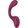 SATISFYER - G FOR GODDESS 2 RABBIT VIBRATOR BOTTLE BORDEAUX