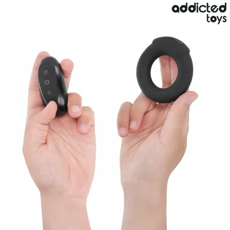 ADDICTED TOYS - HEATING EFFECT VIBRATING COCK RING REMOTE CONTROL