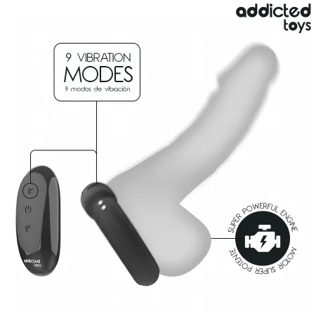 ADDICTED TOYS - HEATING EFFECT VIBRATING COCK RING REMOTE CONTROL