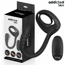 ADDICTED TOYS - P-SPOT VIBRATING COCK RING REMOTE CONTROL