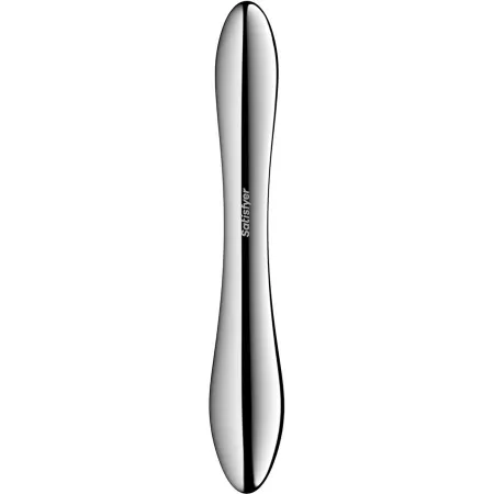 SATISFYER - PURE GRAVITY 1 STAINLESS STEEL DOUBLE-ENDED DILDO