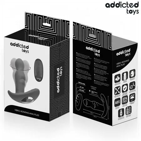 ADDICTED TOYS - ROTATING VIBRATING ANAL PLUG REMOTE CONTROL