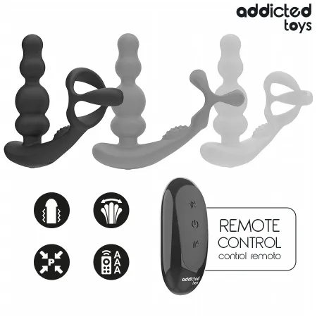 ADDICTED TOYS - ROTATING PROSTATE MASSAGER REMOTE CONTROL