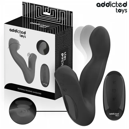 ADDICTED TOYS - OSCILLATING PROSTATE MASSAGER WITH PULSATION MODE REMOTE CONTROL