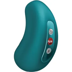 FUN FACTORY - CHERIE DOUBLE AIR PULSE VIBRATOR BOTTLE GREEN