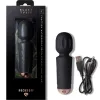 ROCKS-OFF - MINI RECHARGEABLE WAND 16 FUNCTIONS BLACK TULIP