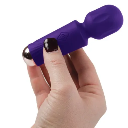 ROCKS-OFF - MINI RECHARGEABLE WAND 16 FUNCTIONS VIOLET DREAM