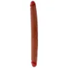 GET REAL - DOUBLE-ENDED SILICONE DILDO CARAMEL 40 CM
