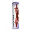 GET REAL - DOUBLE-ENDED SILICONE DILDO CARAMEL 40 CM