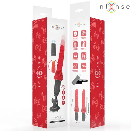 INTENSE - CYNTHIA REMOTE CONTROL THRUSTING VIBRATOR WITH HEAT