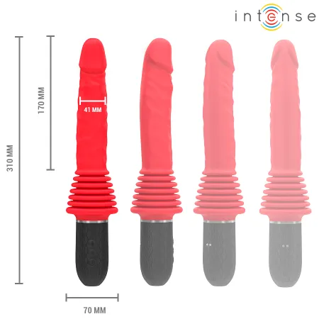 INTENSE - CYNTHIA REMOTE CONTROL THRUSTING VIBRATOR WITH HEAT